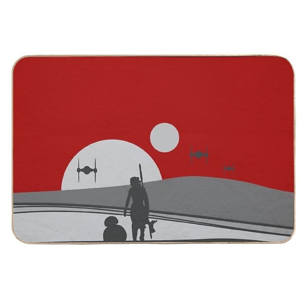 Sunset  Easy To Clean Bath Mat