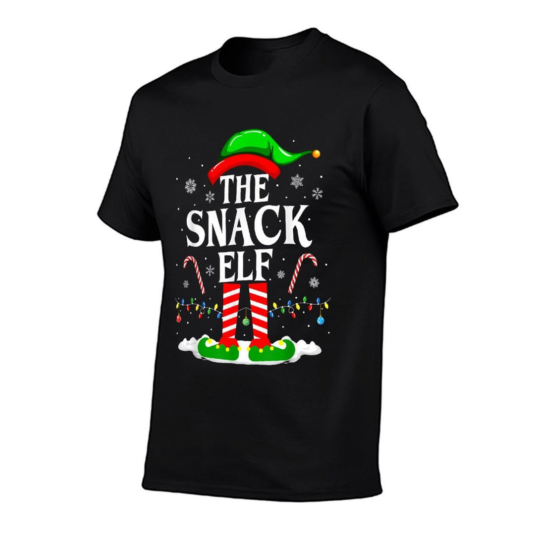 The Snack Elf Xmas Funny Matching Family Group Christmas  Easy-care T-Shirt