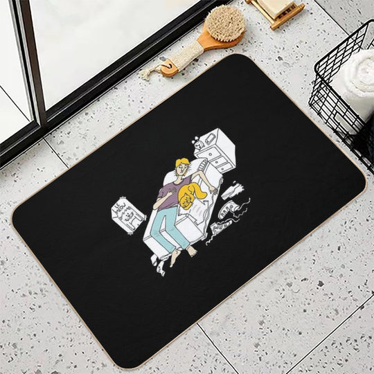 Why Should I Make My Bed Again  Fade-Resistant Bath Mat