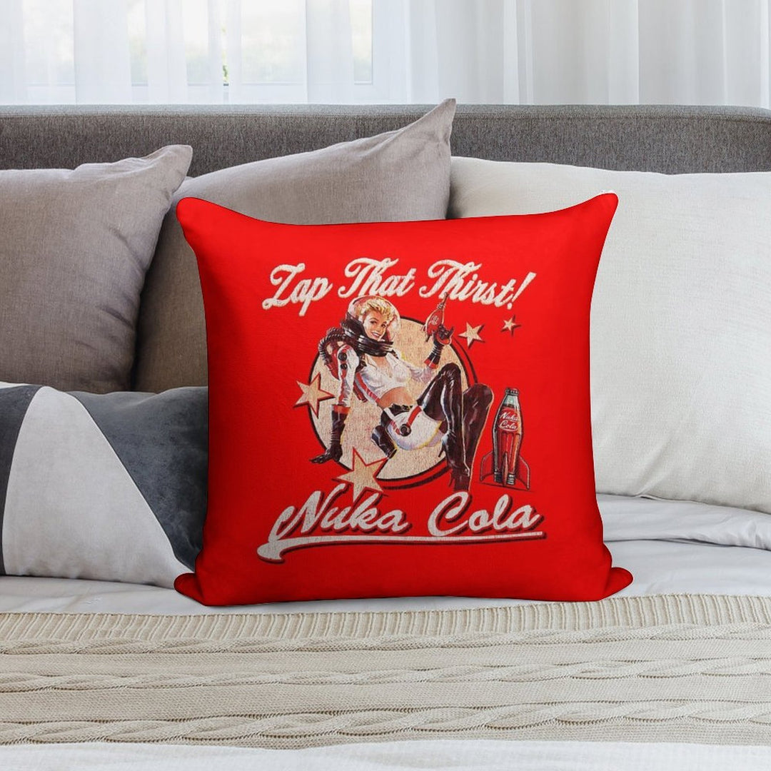 Nuka Pinup Girl Worn-Out Dks Soft Style Accent Throw Pillow