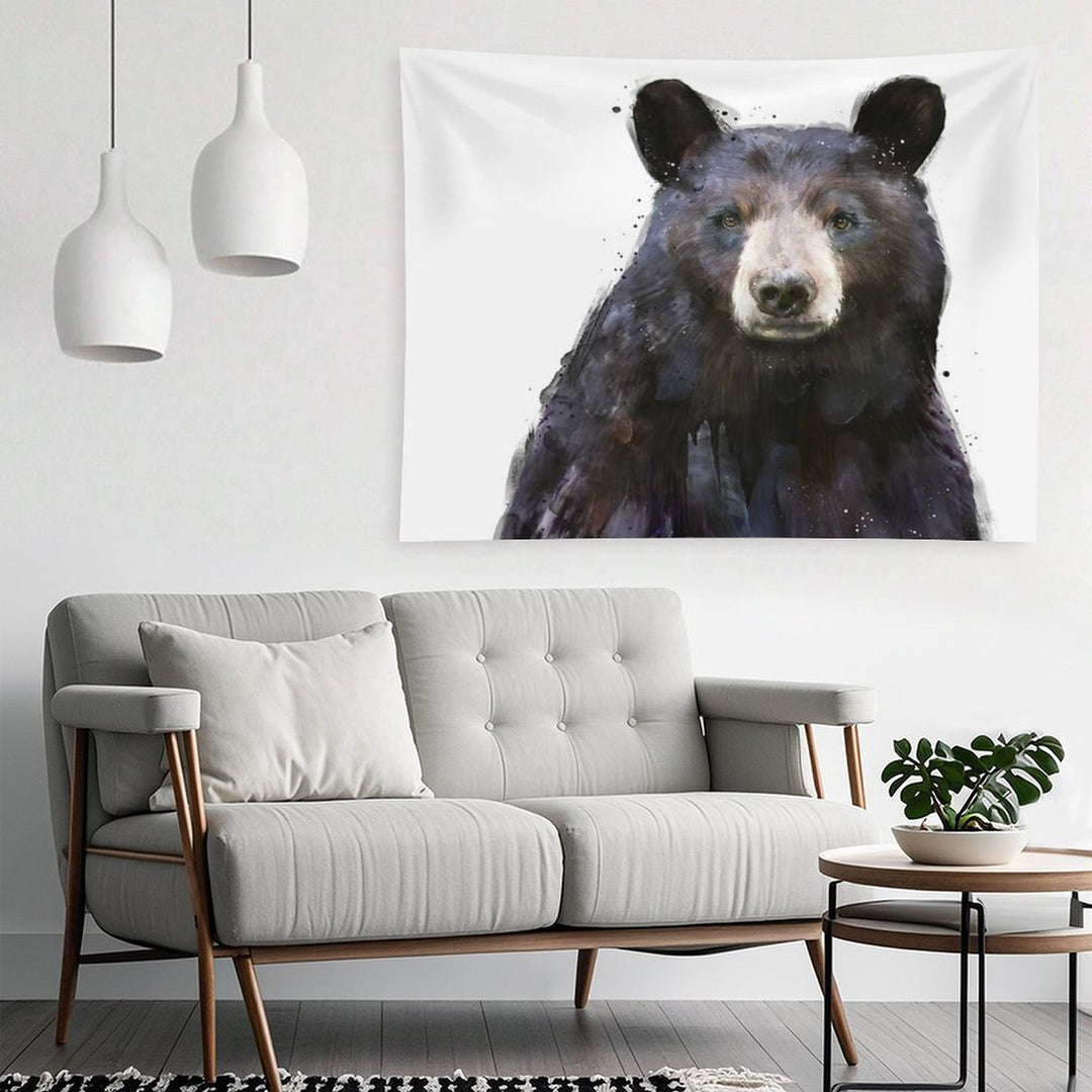 Black Bear Tapestry