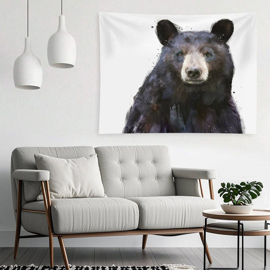 Black Bear Tapestry
