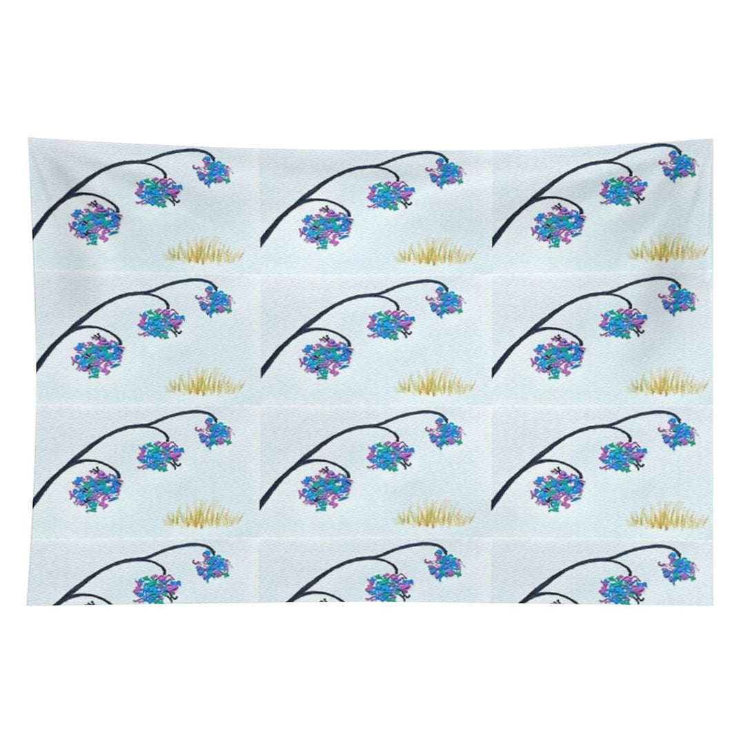 Letter Flower Tapestry