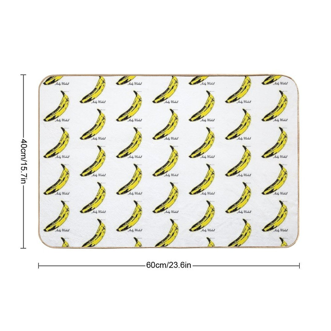 Andy Warhol Pop Art, Andy Warhol Vintage,  Andy Warhol Artist  Eco-Friendly Bath Mat
