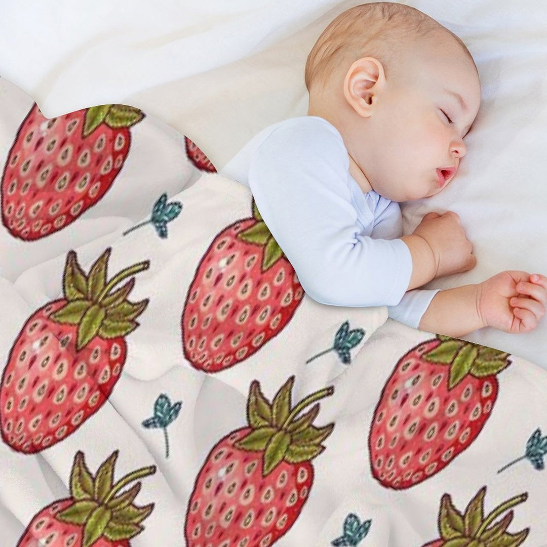 Strawberry Fields Premium Throw Blanket