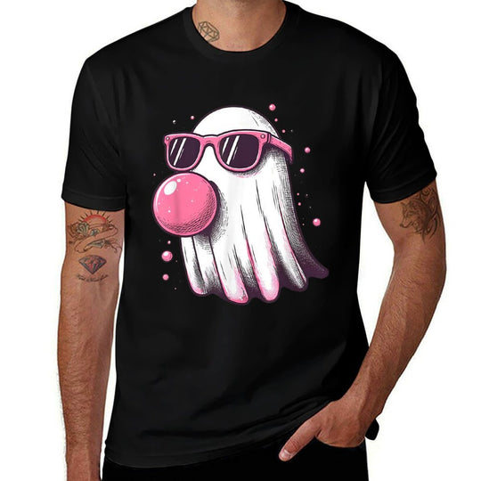 Cute Little Ghost Pastel Goth Bubble Gum Cool Halloween  Moisture-wicking T-Shirt