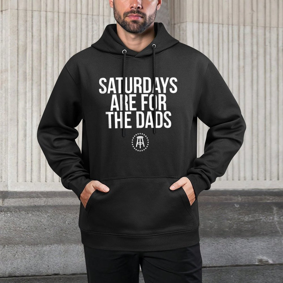 Fathers Day New Dad Gift Saturdays Are For The Dads Customizable Surface Hoodie