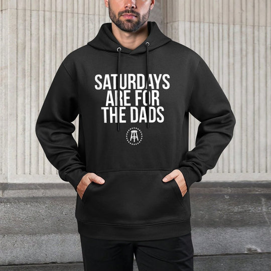 Fathers Day New Dad Gift Saturdays Are For The Dads Customizable Surface Hoodie