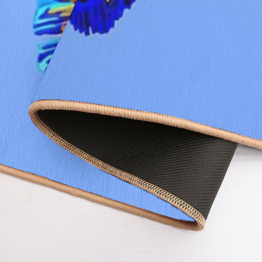 Vibrant Mandarinfish  Stain-Proof Bath Mat