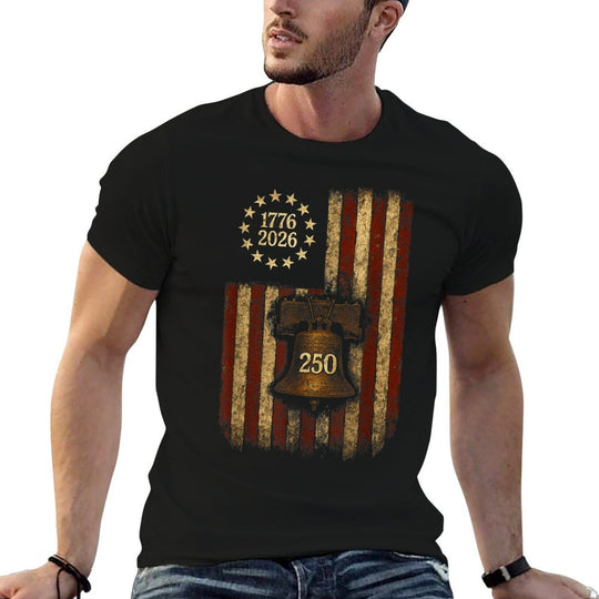 Betsy Ross Liberty Bell July 4th 250th Birthday  Relaxed-fit T-Shirt