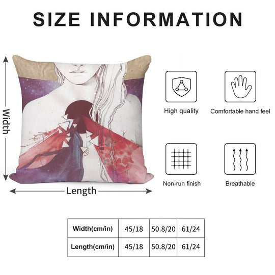 Supermassive Black Hole Soft High-Density Material Throw Pillow