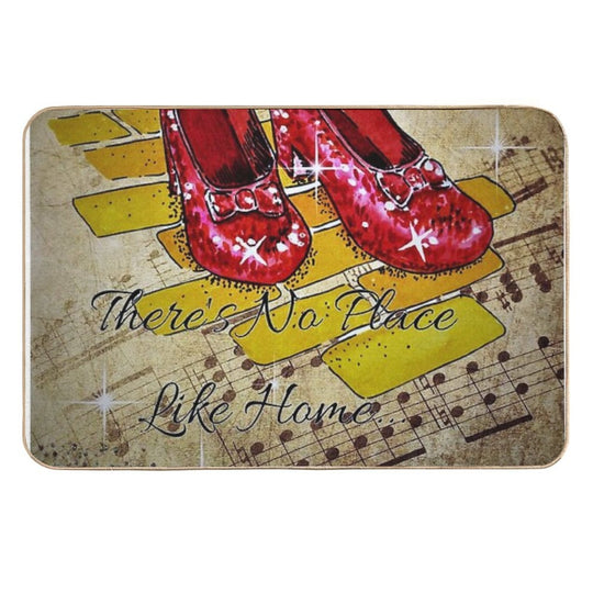 Drawing Dorothys Red Shoes by Mysticladyart Edit Mask Print Bag  Fade-Resistant Bath Mat