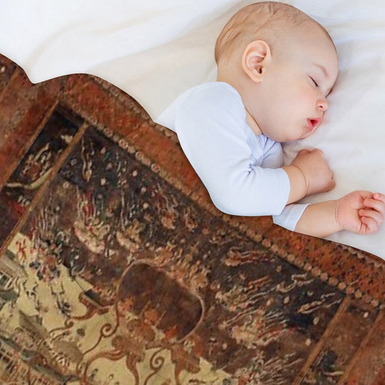 Buddhist Taima Mandala 46 Anti-pilling Throw Blanket