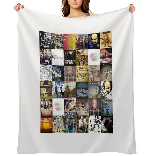 I Am Music Collage All-season Throw Blanket