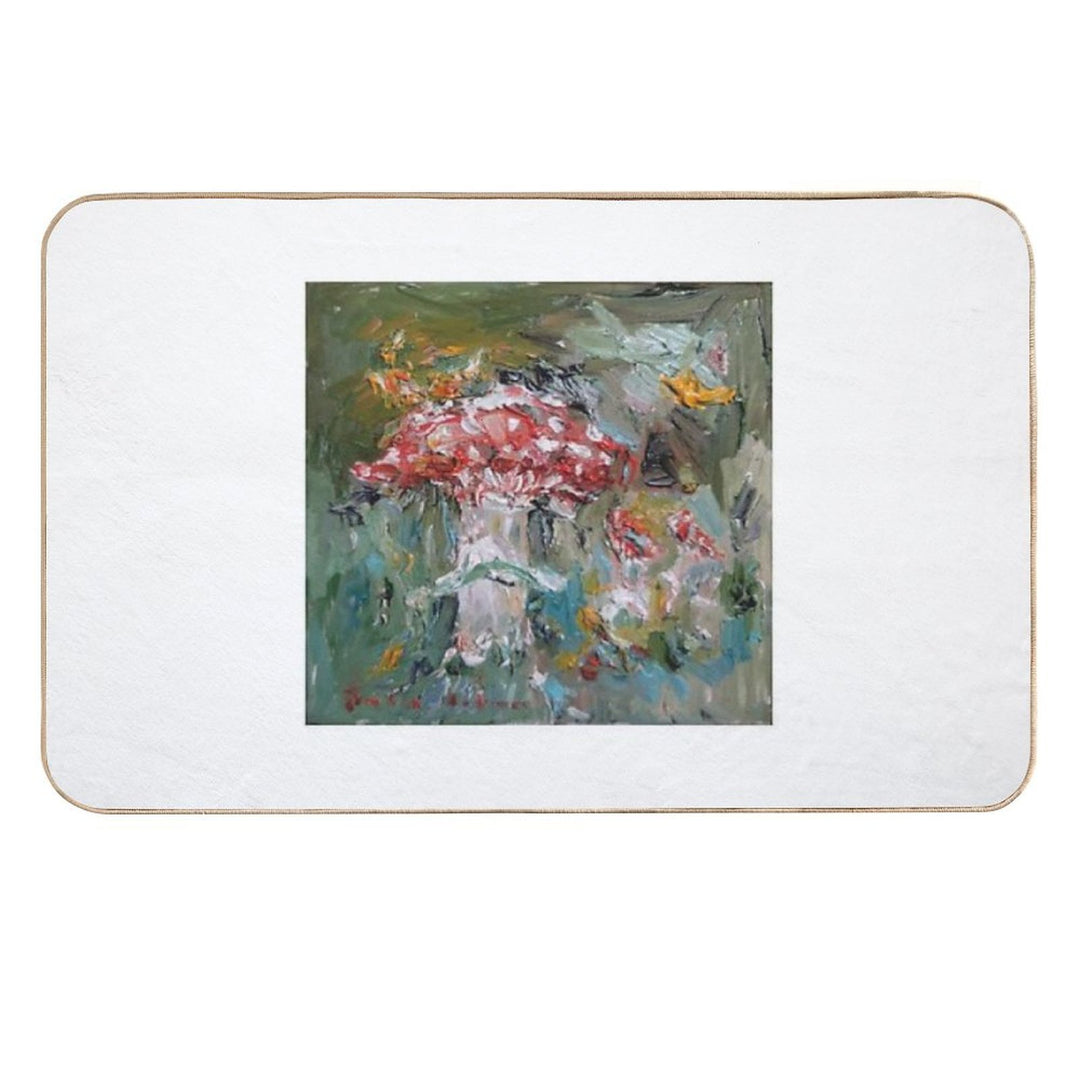 Fly Agarics  Absorbent Bath Mat