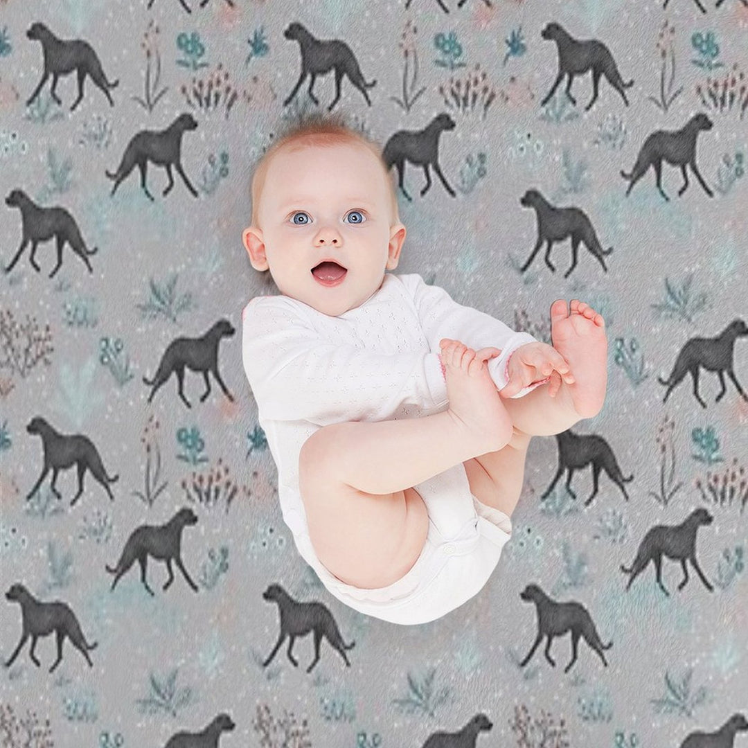 Irish Wolfhound Compact Throw Blanket