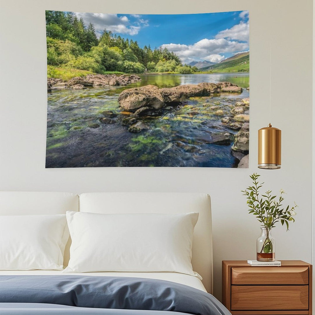 Llynau Mymbyr Lake Snowdonia Tapestry