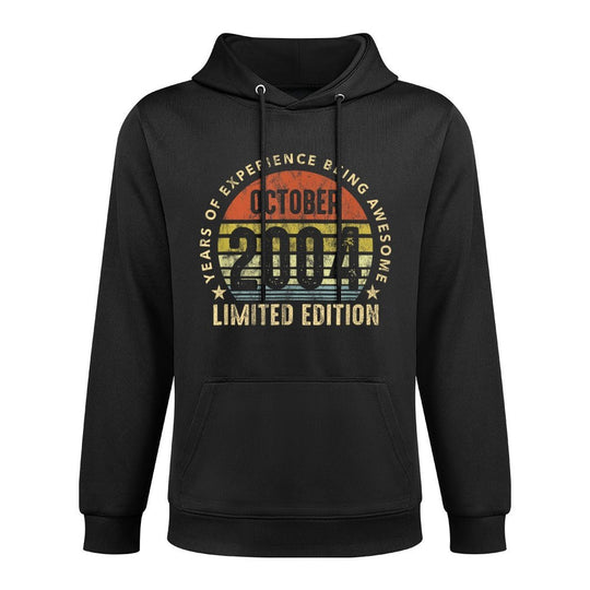 Born In October 2004 Birthday Limited Edition 21st Birthday Customizable Surface Hoodie