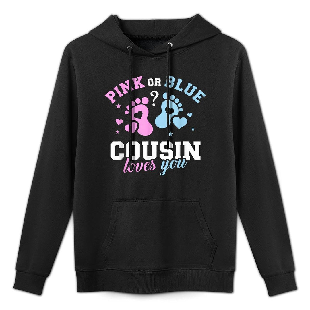 Gender Reveal Cousin Moisture-Wicking Hoodie