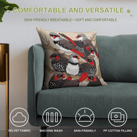 Firetails Soft Decorative Cover Throw Pillow