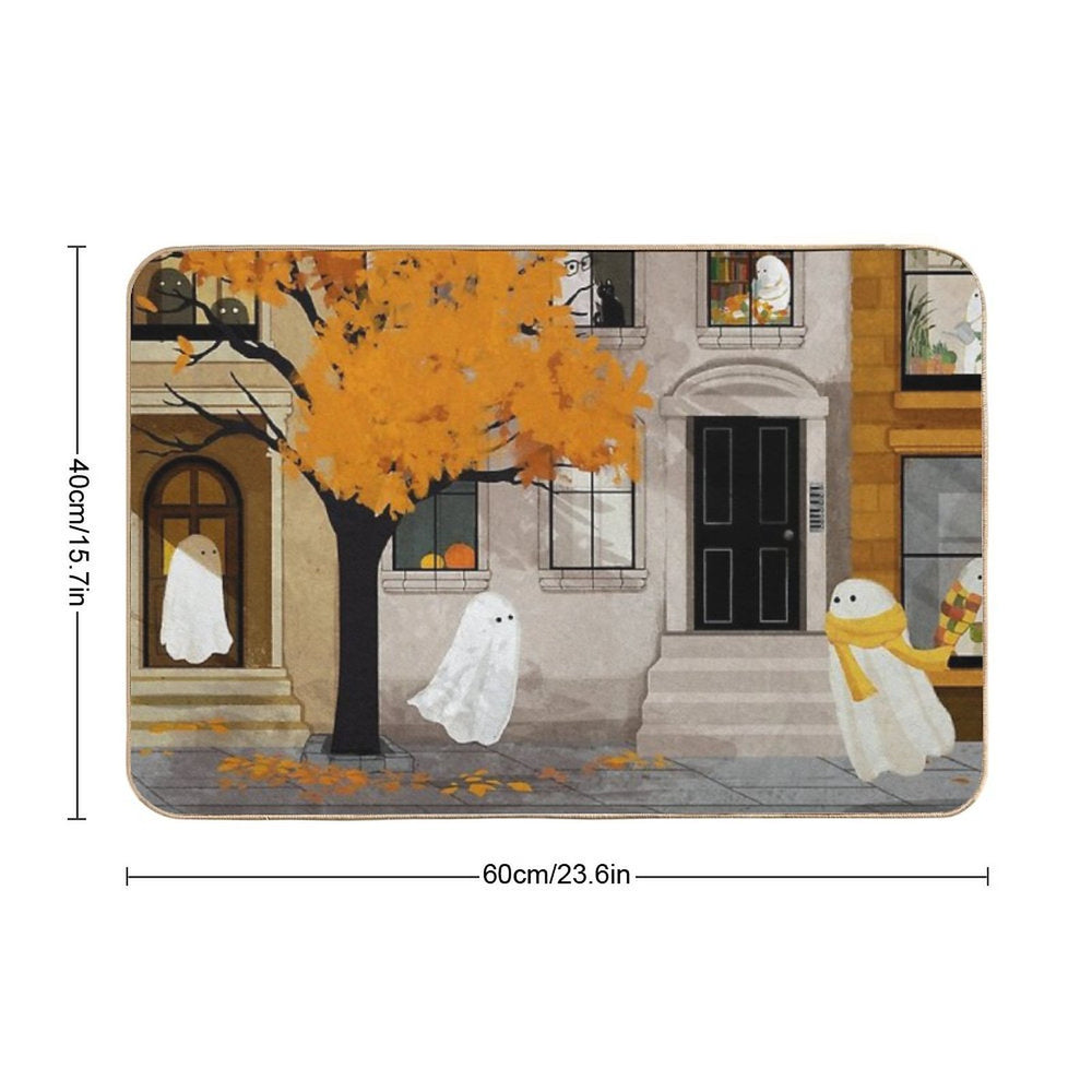 Ghost Town  Easy Maintenance Bath Mat