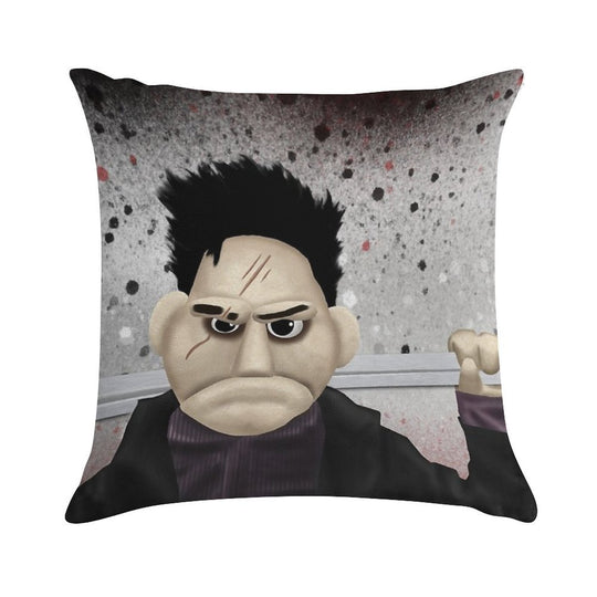 Angel - Smile Time Puppet Soft Fade-Resistant Throw Pillow