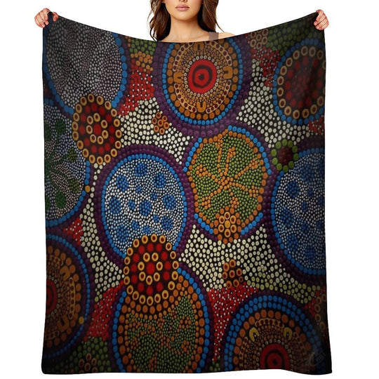 THE BIG CLAN GATHERING Eco-conscious Throw Blanket