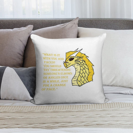 Qibli Quote [OUTDATED!! SEE DESCRIPTION!!] Soft Bedroom Essential Throw Pillow