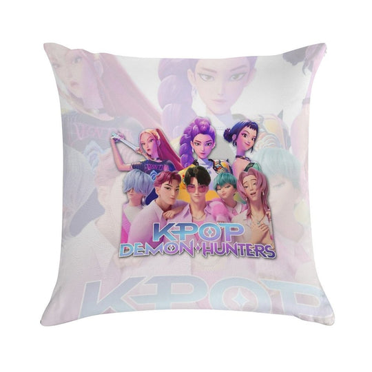 Kpop Demon Hunters Soft High-Density Material Throw Pillow