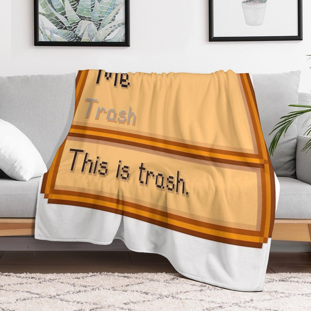 Stardew Valley Trash Item But Its You! D Travel-friendly Throw Blanket