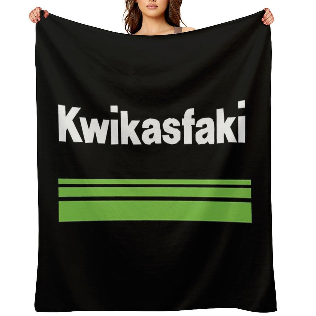 Kawasaki Kwikasfaki Comfort Throw Blanket