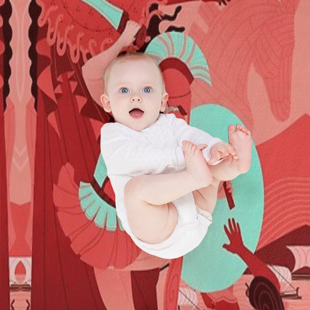 The Iliad Anti-pilling Throw Blanket