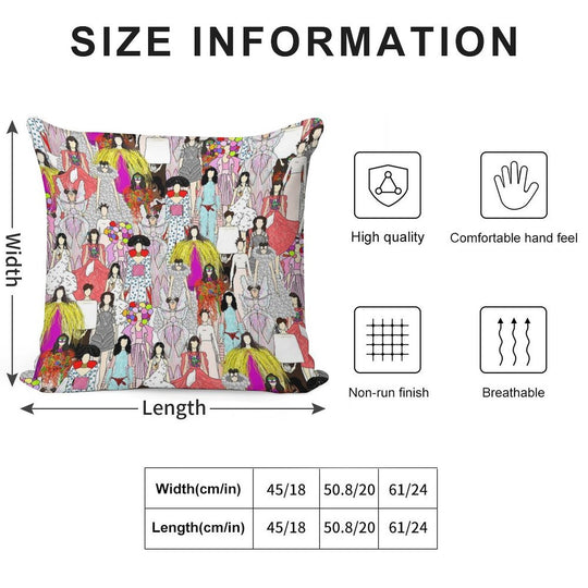 Bjork-A-thon Soft Washable Throw Pillow