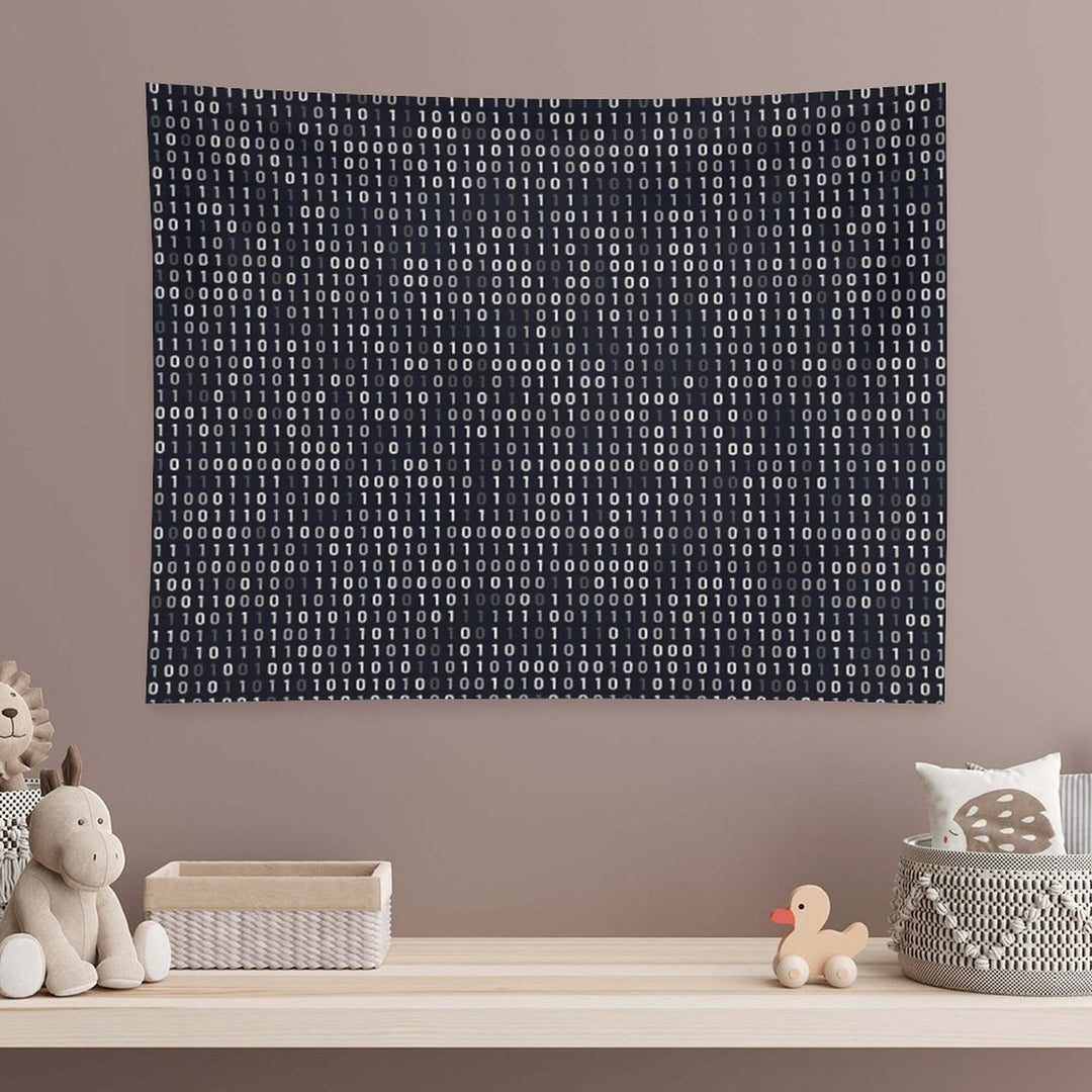 Binary Matrix Code Tapestry