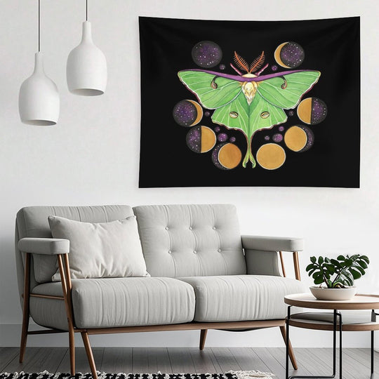 Lunar Moth Tapestry