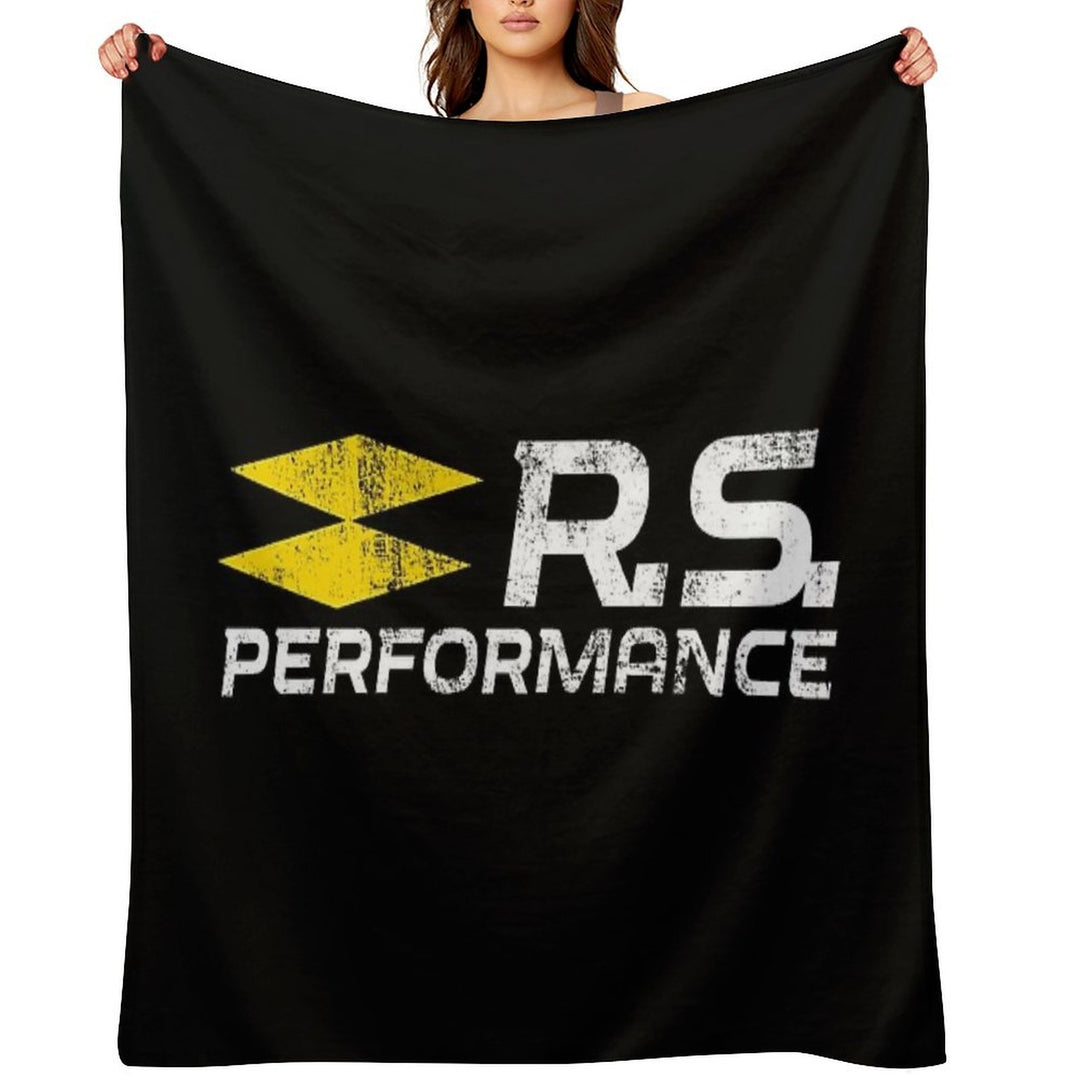 RS PERFORMANCE LOGO (YELLOW-WHITE) All-season Throw Blanket