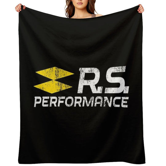 RS PERFORMANCE LOGO (YELLOW-WHITE) All-season Throw Blanket