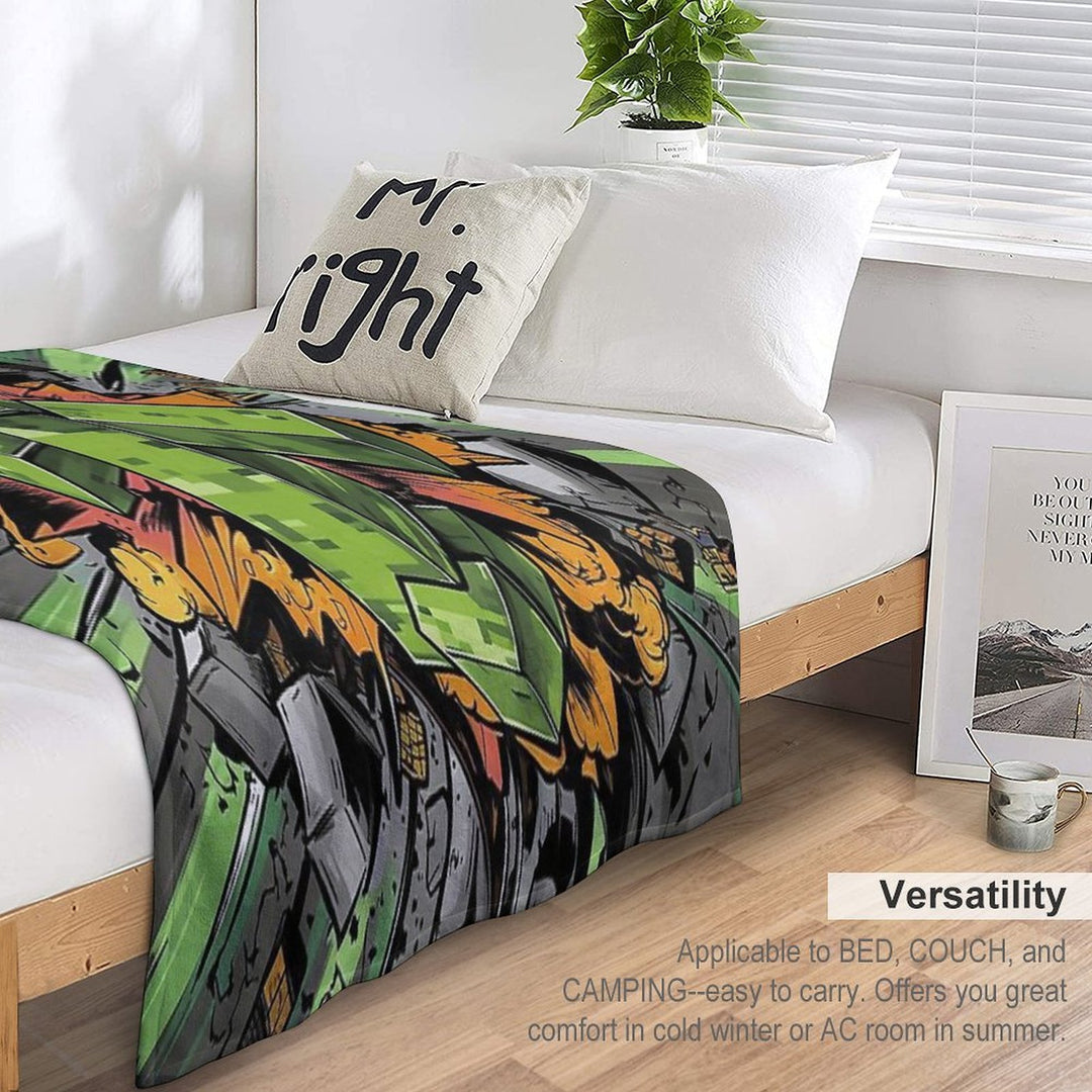 Creeper Explosion Lightweight Throw Blanket