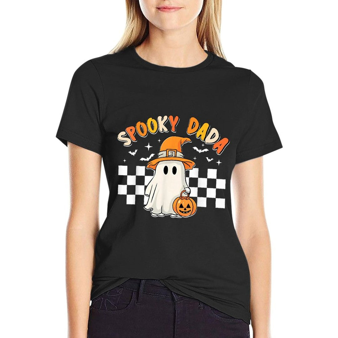 Groovy Boo One Spooky Dada First Halloween Birthday Boy  Tagless Design T-Shirt