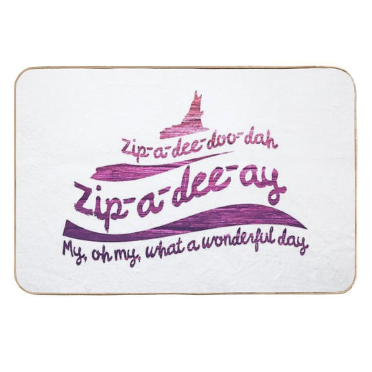 Zip-a-dee-doo-dah Durable Bath Mat