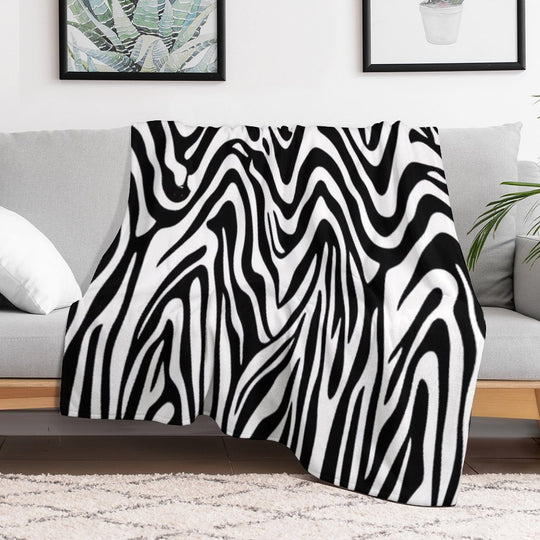 Zebra Pattern Print, Willow Days Multi-functional Throw Blanket
