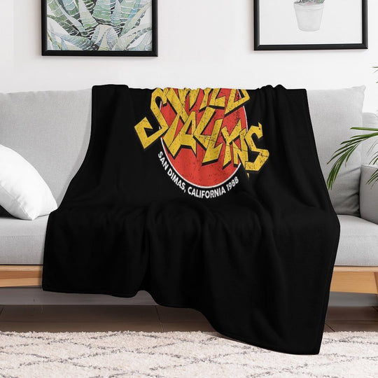 Bill Ted Wild Stallyns Band Patch 70 Comfort Throw Blanket