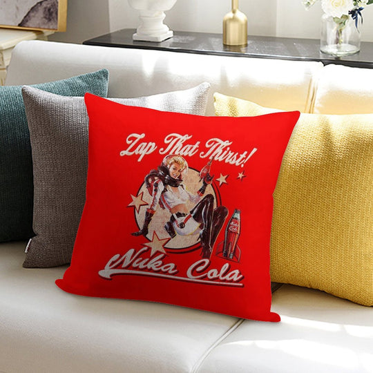 Nuka Pinup Girl Worn-Out Dks Soft Style Accent Throw Pillow