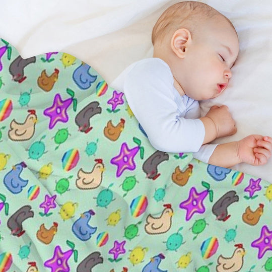 Stardew Valley Happy Time Jumble Multi-functional Throw Blanket