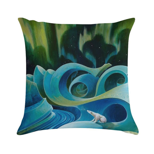 Free Floe Horizon Detail Soft Bedroom Essential Throw Pillow