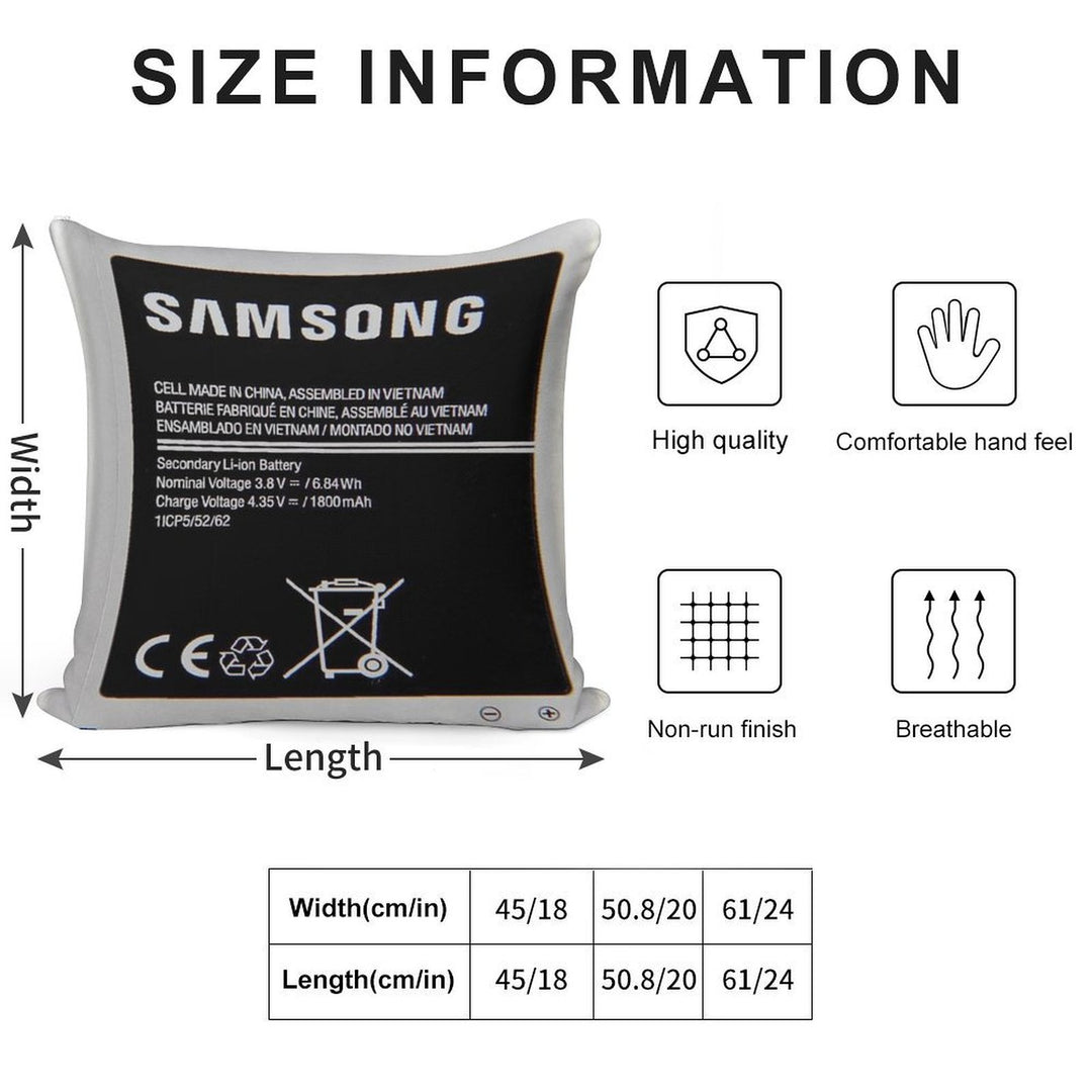 Swollen Battery Premium Soft Anti-Pilling Throw Pillow
