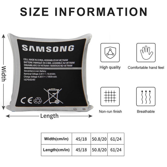 Swollen Battery Premium Soft Anti-Pilling Throw Pillow