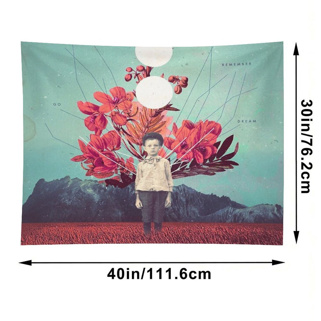 Standing at The Threshold of Time Tapestry