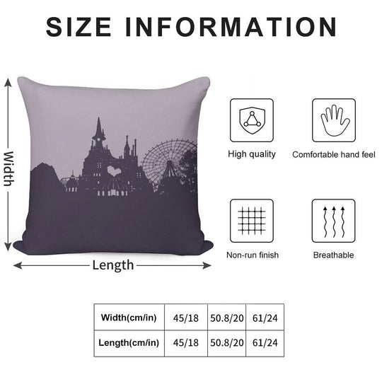 Amusement Park - Nier Soft Decorative Cover Throw Pillow
