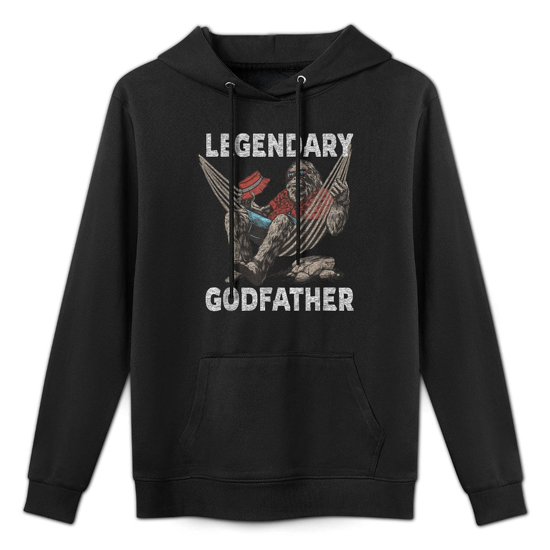 Funny Godfather Legendary Saying All-Day Comfort Hoodie